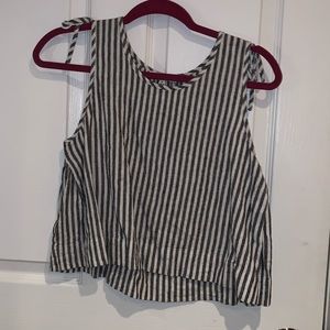Madewell striped crop